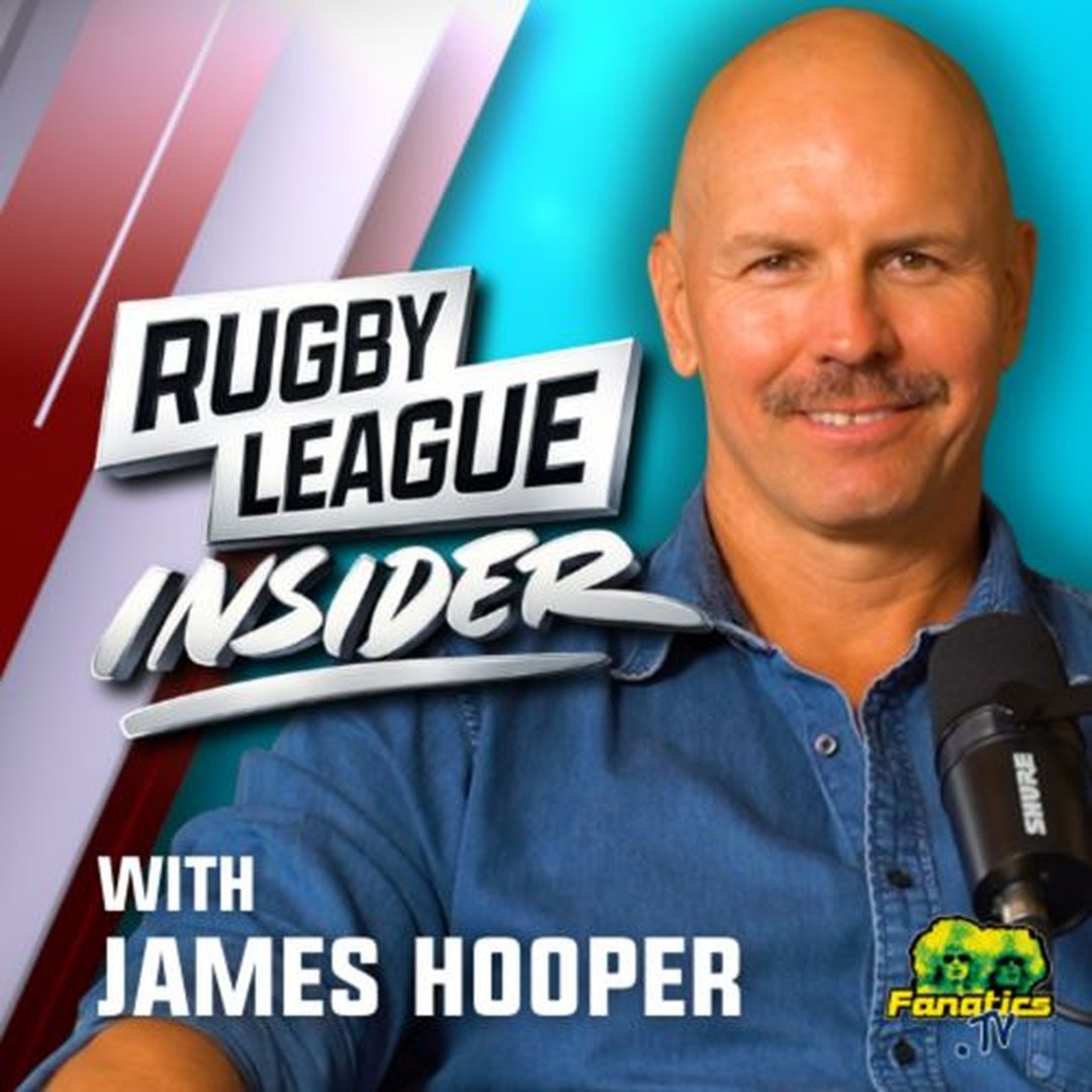 James Hooper beside the Rugby League Insider logo
